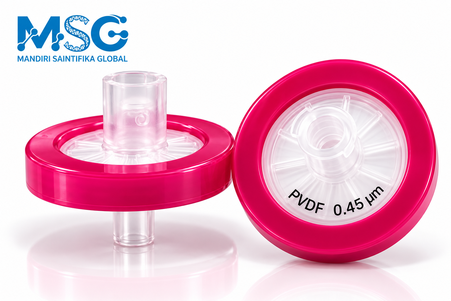 NKSF-PV-1345Q - Syringe Filter, Hydrophilic PVDF, 13 mm, 0.45um, non sterile, 